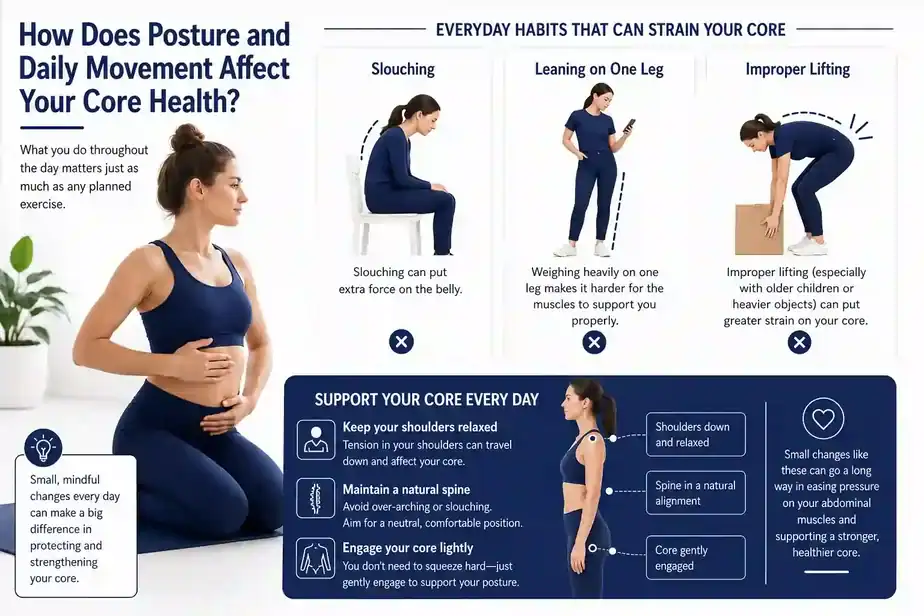 How Does Posture and Daily Movement Affect Your Core Health Wokingham?